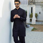 -XARTAJ- NAVY BLUE KURTA PAJAMA