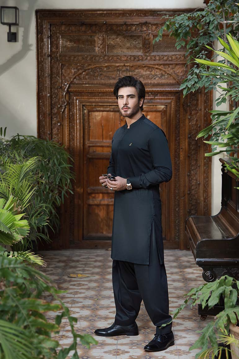 BLACK EGYPTION COTTON SHALWAR KAMEEZ