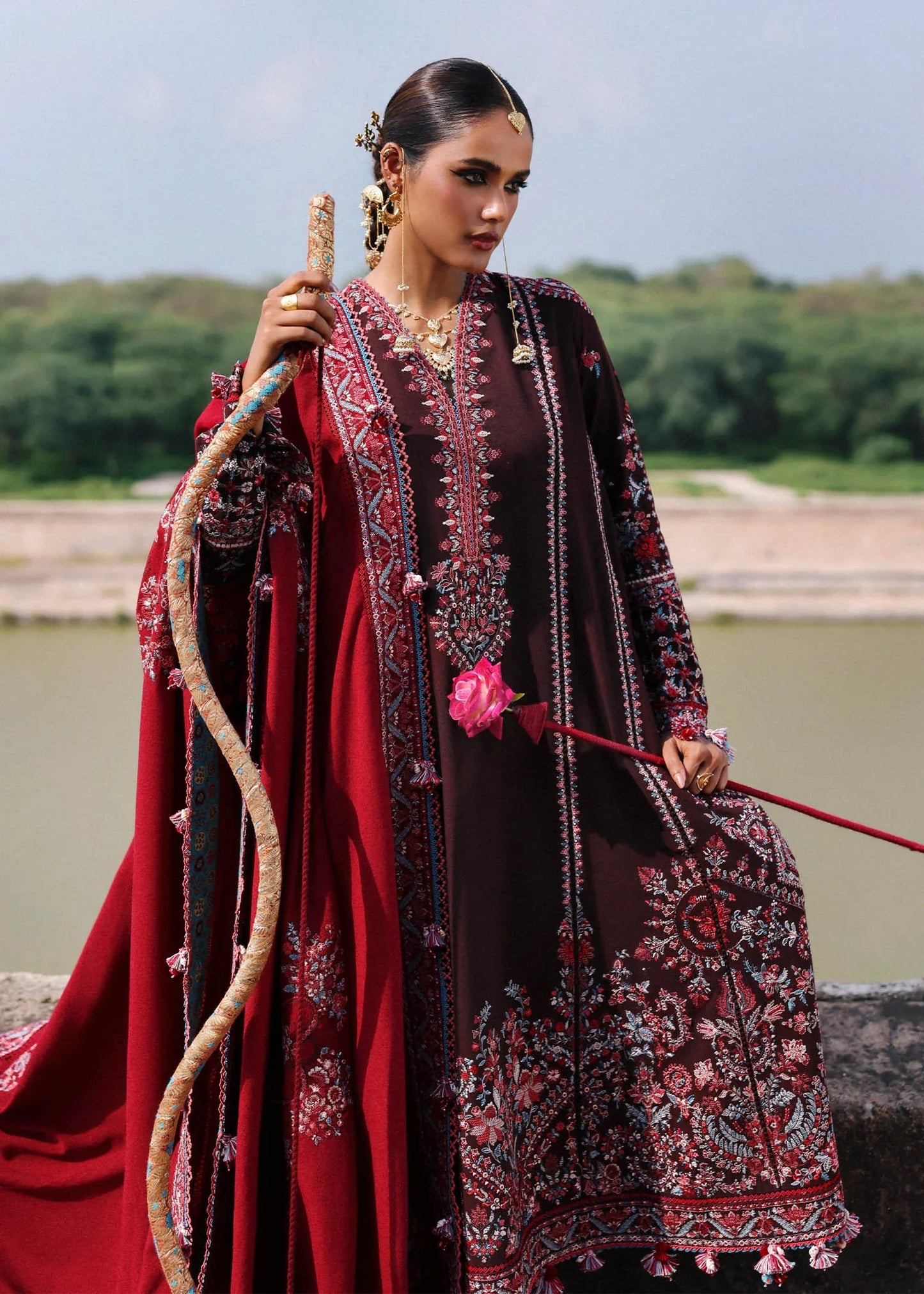 Karandi Unstitched '25 - Pari