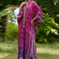 Mayna festive'24 - Zahli Magenta Ombre Kaftan