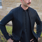 BLACK EGYPTIAN COTTON SATIN KURTA PAJAMA