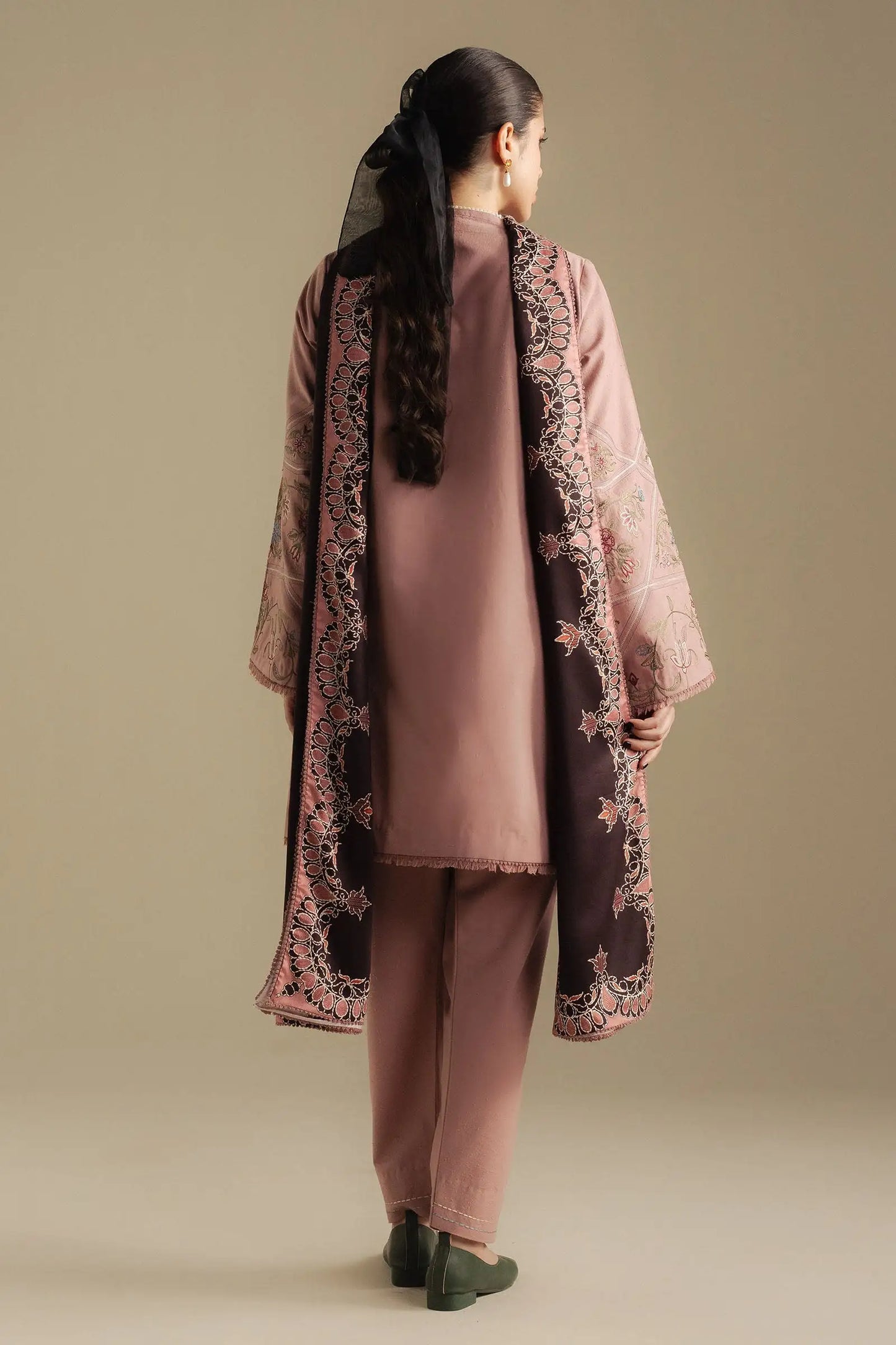 Coco Winter Unstitched '25 - Coral-4A