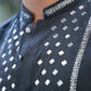 GREY HAND EMBROIDERY KURTA PAJAMA