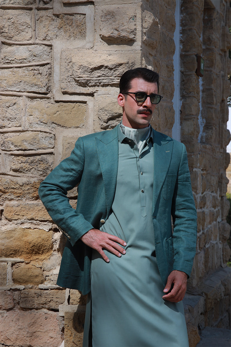 MINT GREEN BOSKY SHALWAR KAMEEZ