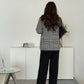 Zuzu Three Piece Chequered Knit Suit