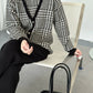 Zuzu Three Piece Chequered Knit Suit