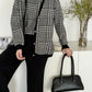 Zuzu Three Piece Chequered Knit Suit