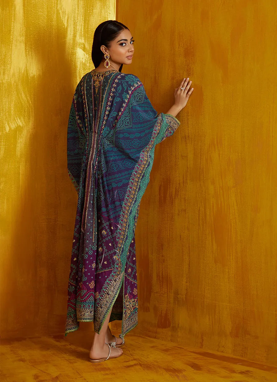 Mayna Festive Prints '25 - Peridot Ombre Kaftan