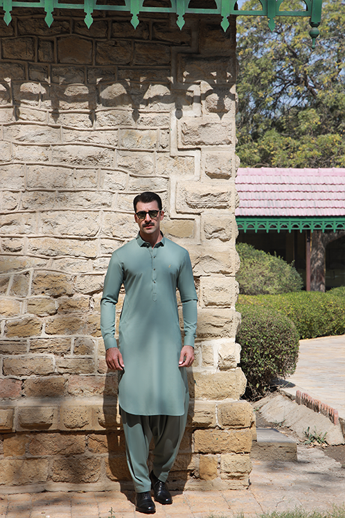 MINT GREEN BOSKY SHALWAR KAMEEZ