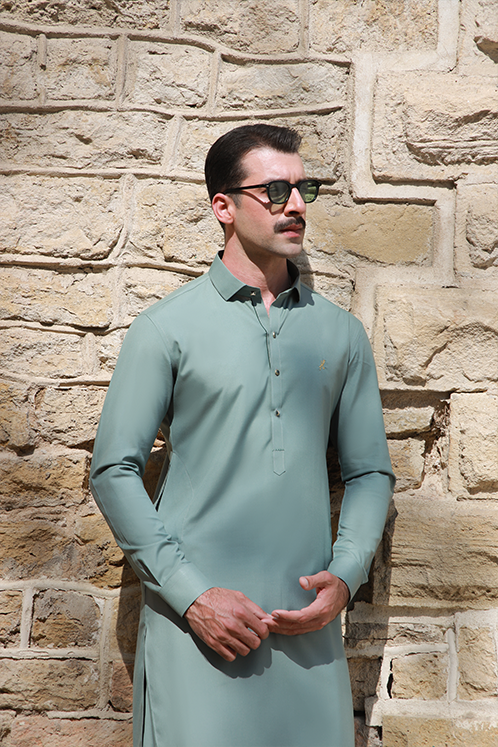 MINT GREEN BOSKY SHALWAR KAMEEZ