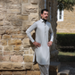 PASTEL GREY BOSKY SHALWAR KAMEEZ