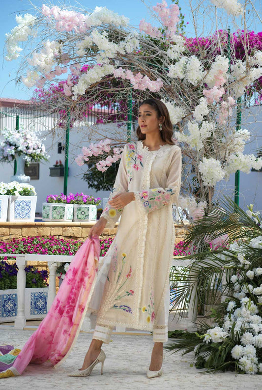 Luxury Pret - Floral Azure