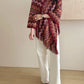 Kai Zig Zag Chevron Knitted Cape