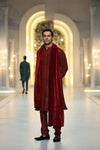 RED Sequence Kurta Pajama