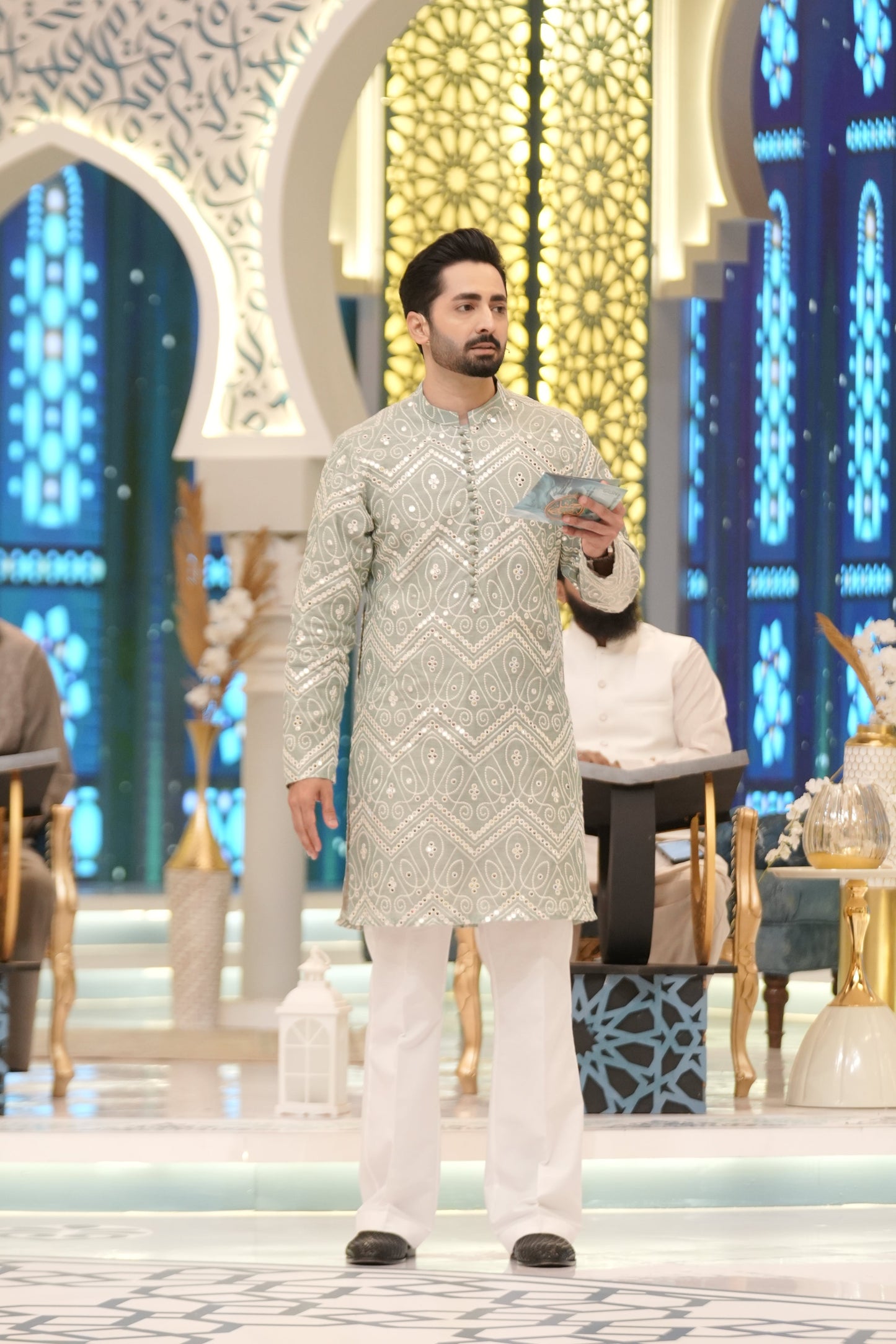 -DANISH- MINT KURTA PAJAMA