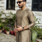 -XARTAJ- GOLD KURTA PAJAMA