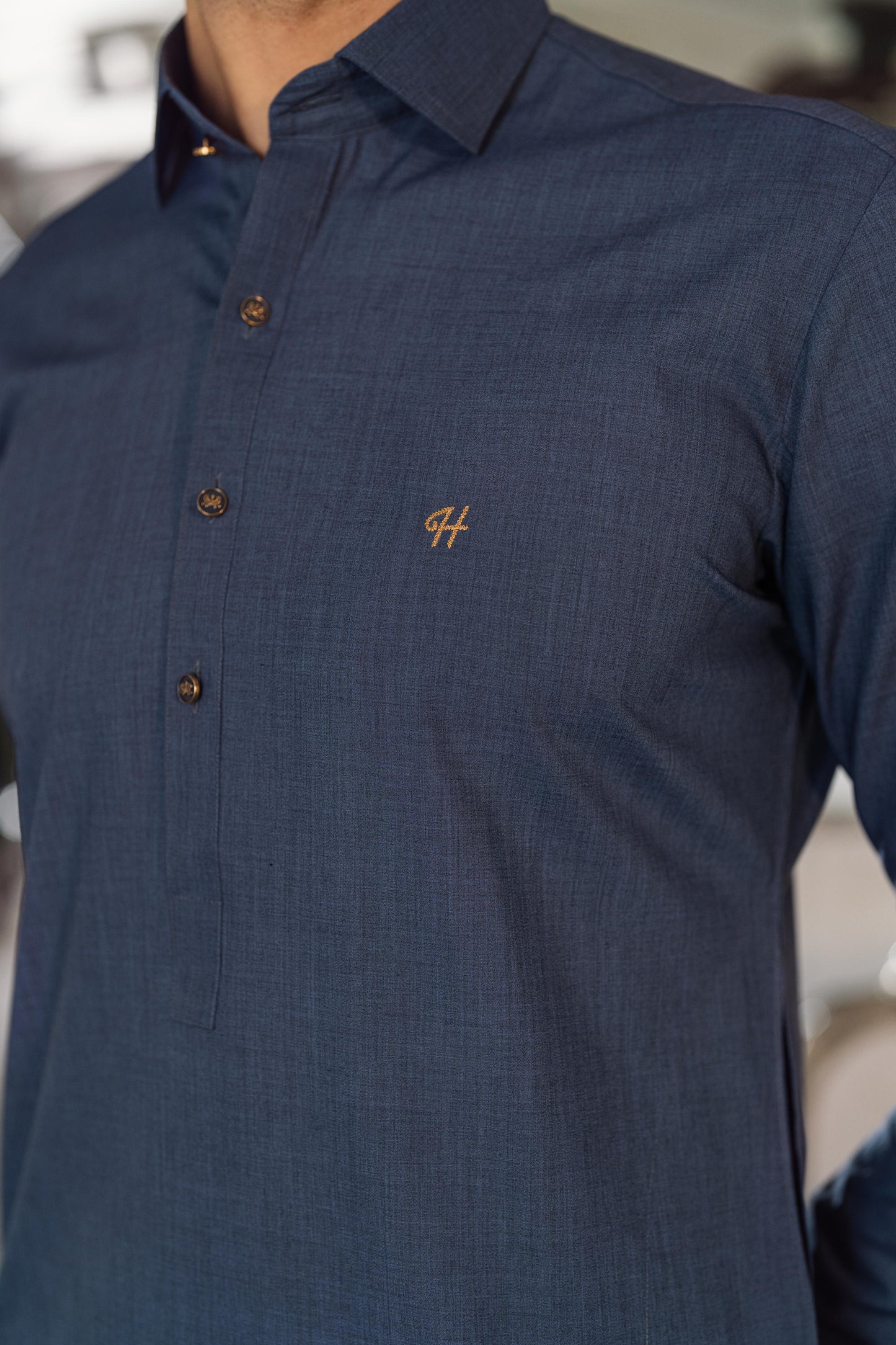 Texture Blue Wash n Wear Shalwar Kameez