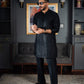-SHAHKAAR- BLACK KURTA PAJAMA