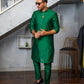 Bottle Green Silk Kurta Pajama