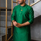 Bottle Green Silk Kurta Pajama