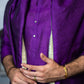 Purple Raw Silk Kurta Pajama