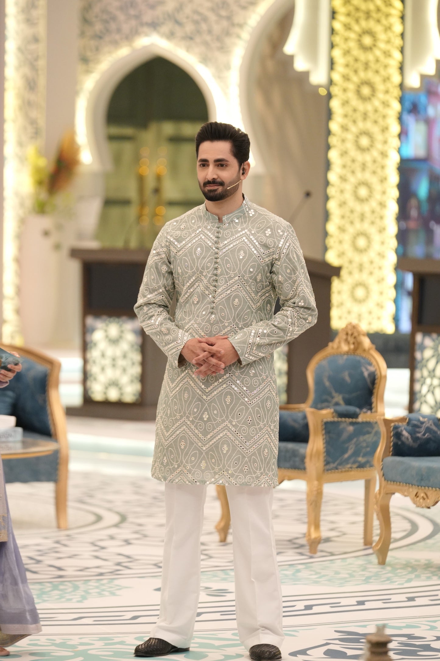 -DANISH- MINT KURTA PAJAMA