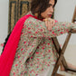 Roshni  Kurta - Mint & Pink