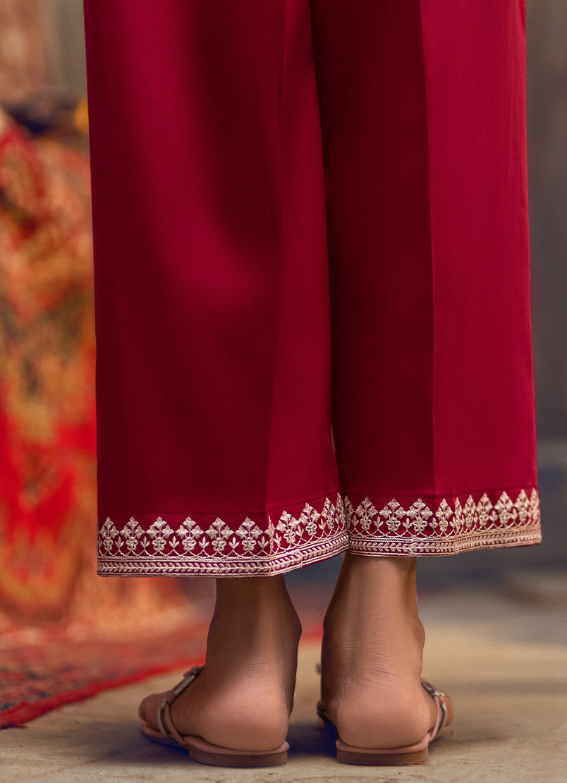 Co-Ord Set With Sequins And Embroidery