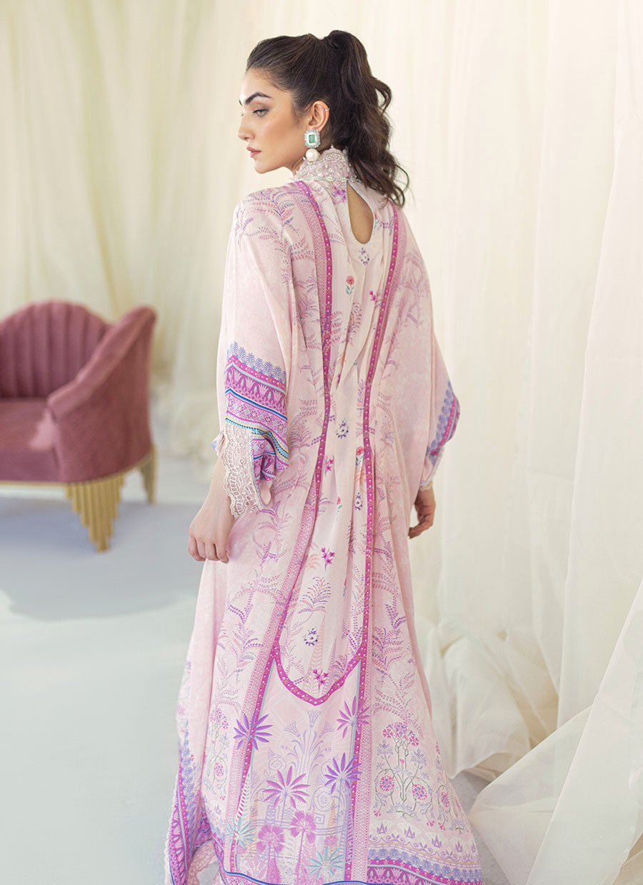 Gaia '23 - Daisy Blush Crepe Kaftan