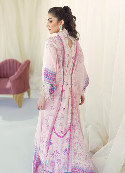 Gaia '23 - Daisy Blush Crepe Kaftan