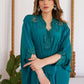 Luna Eid 24 - Emmeline Emerald Crepe Kaftan