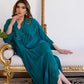 Luna Eid 24 - Emmeline Emerald Crepe Kaftan