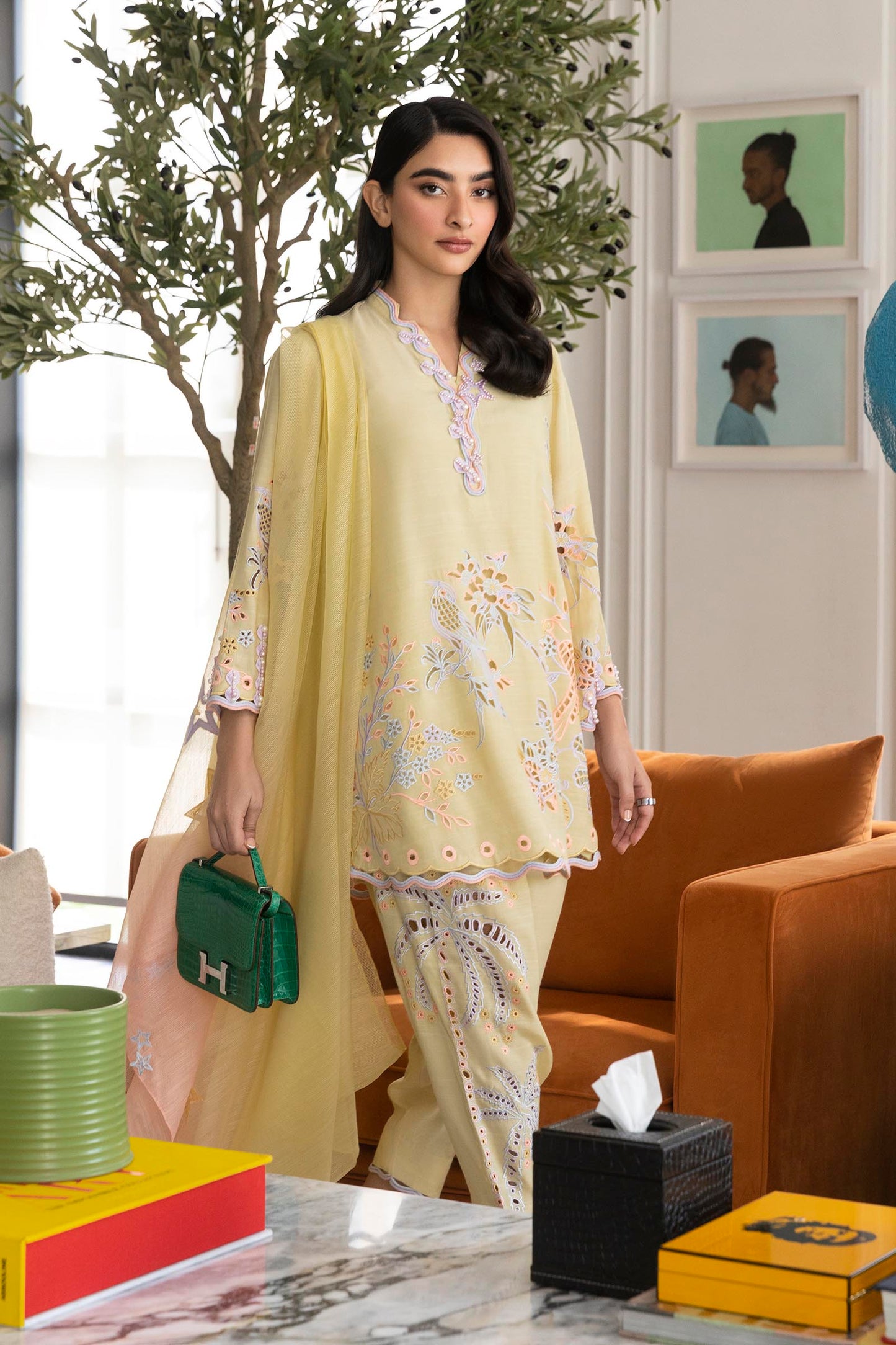 Slub Tie & Dye Dupatta