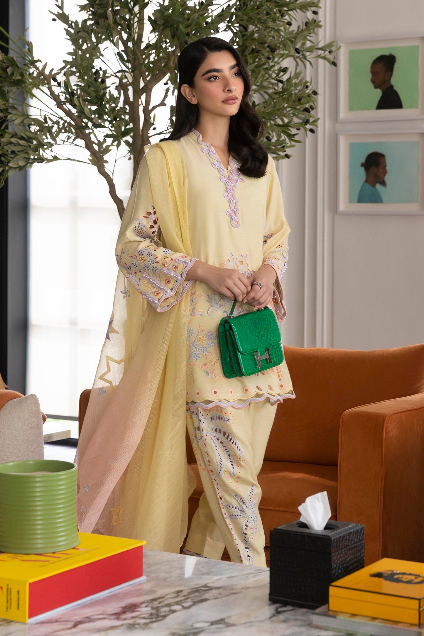 Slub Tie & Dye Dupatta