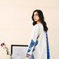 Ramadan Ready to Wear '26 - WHITE & BLUE LUXURY EMBROIDERED LAWN 3PCS SET (NPA3-26412)