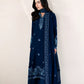 Ready To Wear SS '26 - NAVY BLUE LUXURY EMBROIDERED LAWN 3PCS SET | NPA3-26414