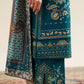Ready To Wear SS '26 - RICH TEAL LUXURY EMBROIDERED 3PCS SET | NPA3-26421