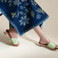 Ready To Wear SS '26 - DEEP BLUE LUXURY EMBROIDERED 3PCS SET | NPA3-26426