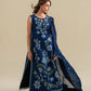 Ready To Wear SS '26 - DEEP BLUE LUXURY EMBROIDERED 3PCS SET | NPA3-26426