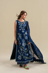 Ready To Wear SS '26 - DEEP BLUE LUXURY EMBROIDERED 3PCS SET | NPA3-26426