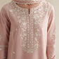 BLUSH PINK LUXURY EMBROIDERED 3PCS SET