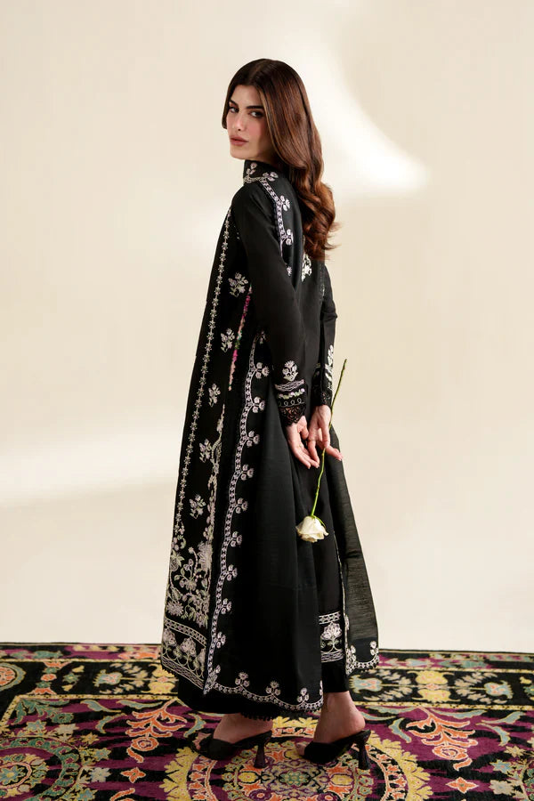 Ready To Wear SS '26 - BLACK LUXURY EMBROIDERED 3PCS SET | NPA3-26422