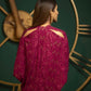 Kaftans - Kf-15222-Fuchsia