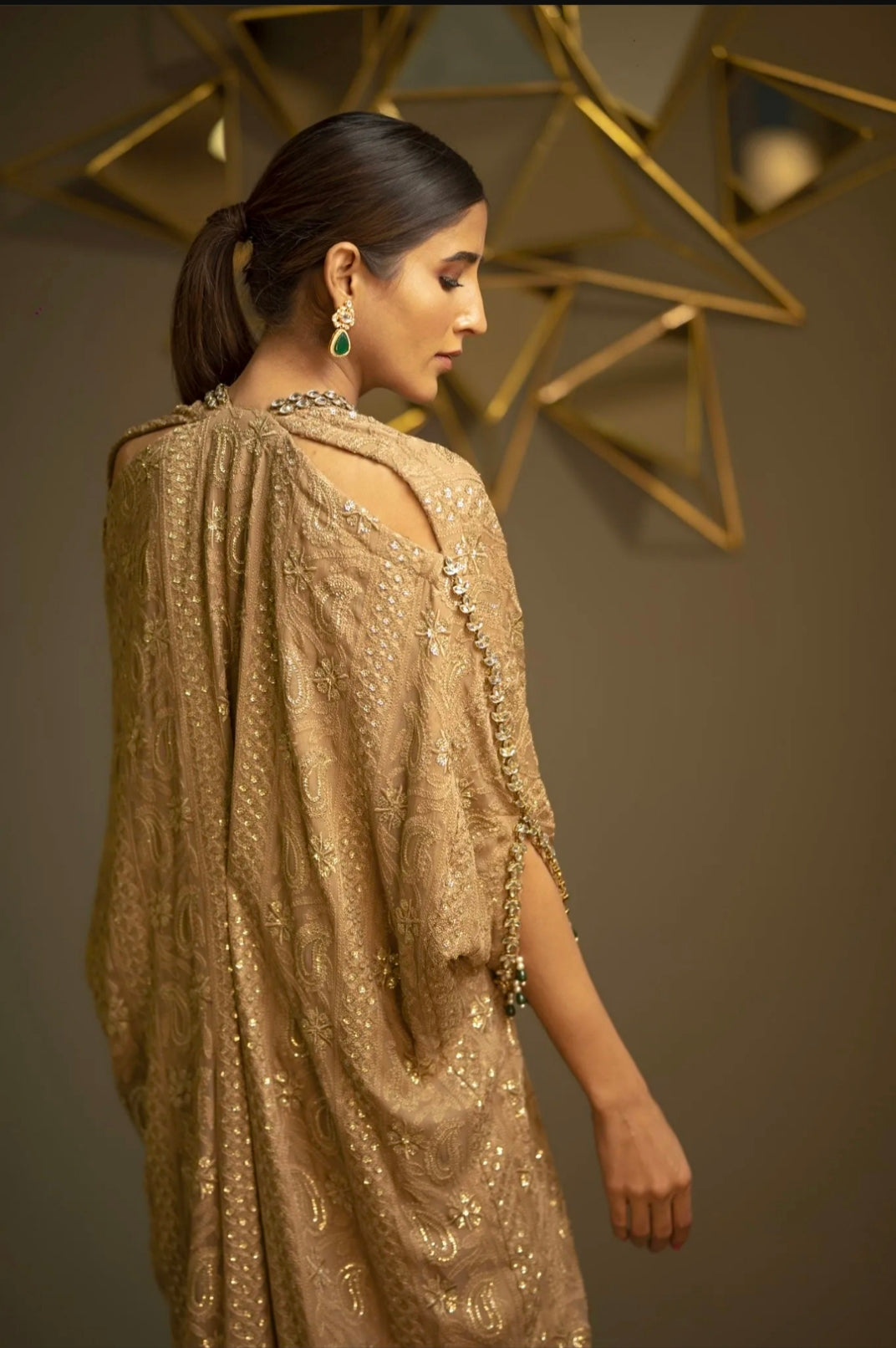 Kaftans -Kf-15221-Almond