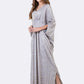 Kaftans - Kf# 12813-Steelgrey