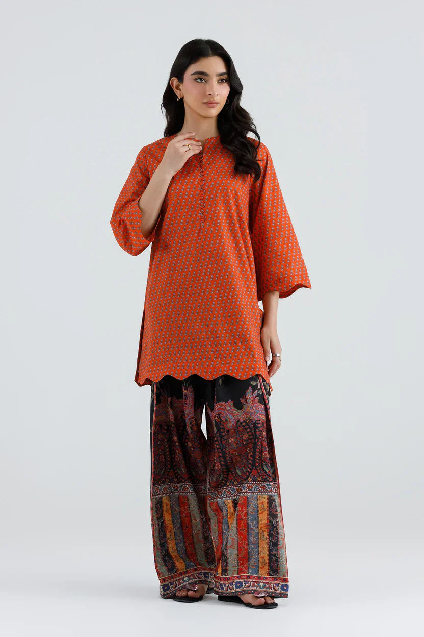 Eid Edit '26 - Stitched Printed Lawn Shirt+ Shalwar | SS26BSP178P2T