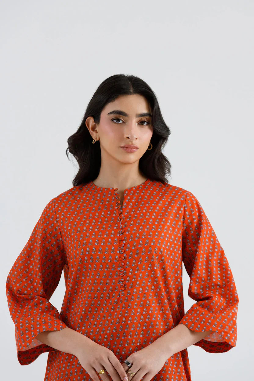 Eid Edit '26 - Stitched Printed Lawn Shirt+ Shalwar | SS26BSP178P2T