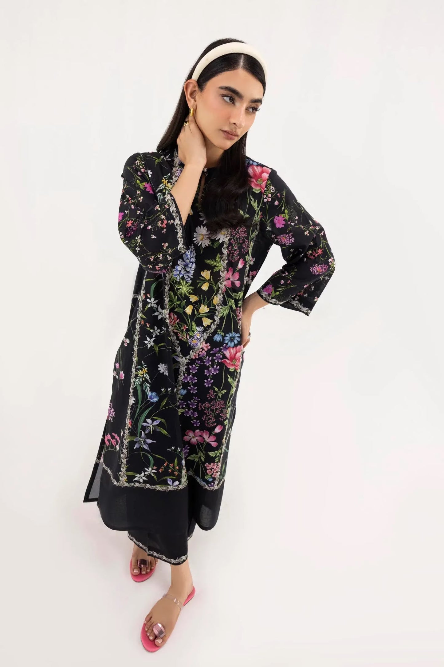New In '26 - Stitched Printed Lawn Shirt+ Culotte | SS26BSP208P2T