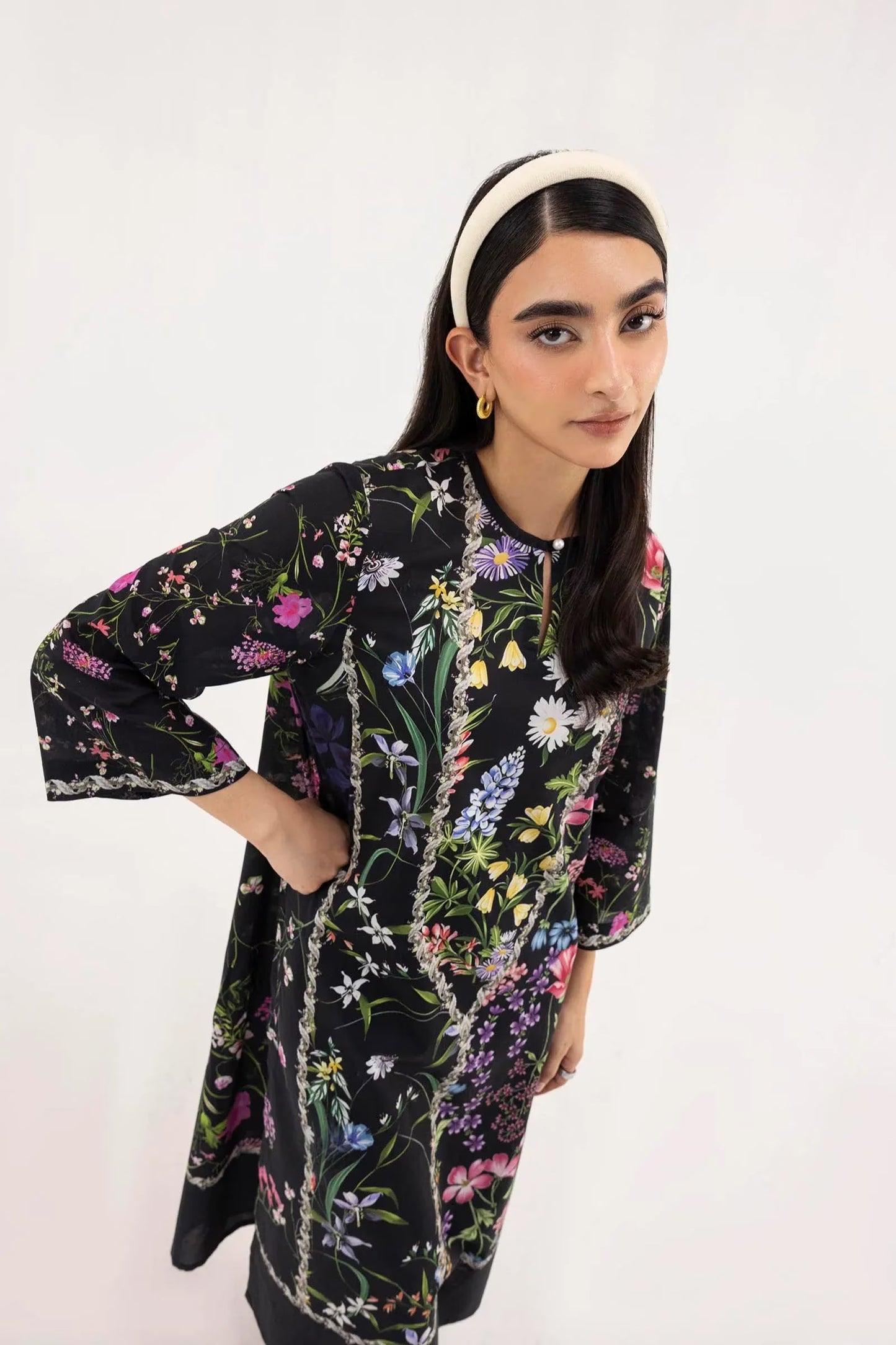 New In '26 - Stitched Printed Lawn Shirt+ Culotte | SS26BSP208P2T