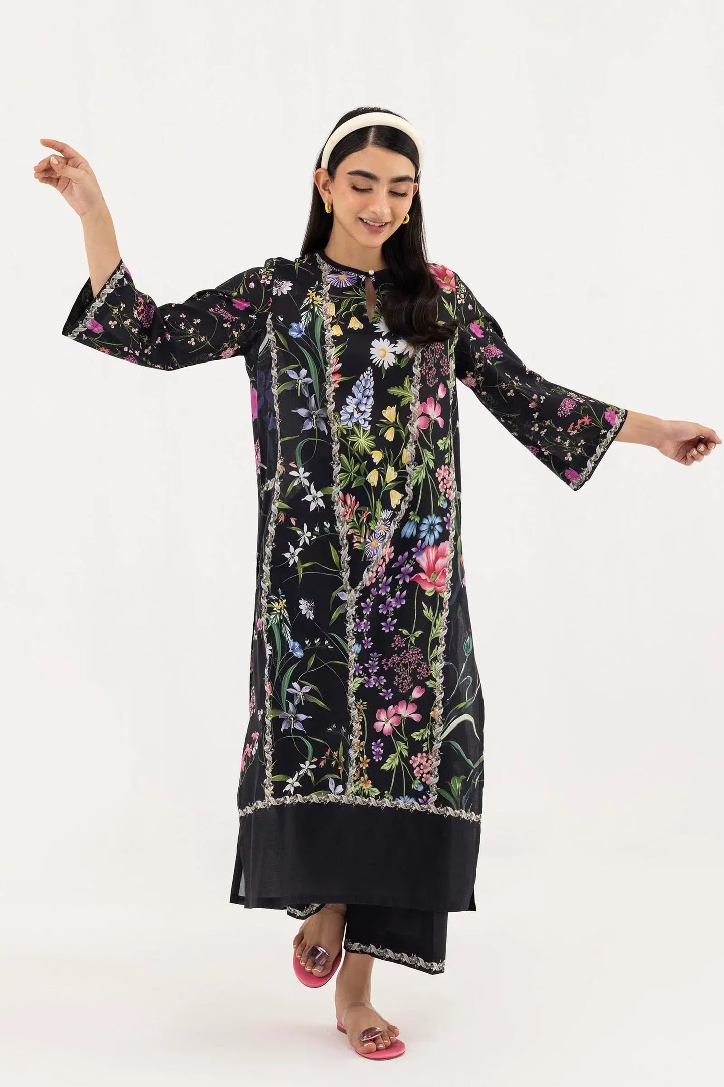 New In '26 - Stitched Printed Lawn Shirt+ Culotte | SS26BSP208P2T